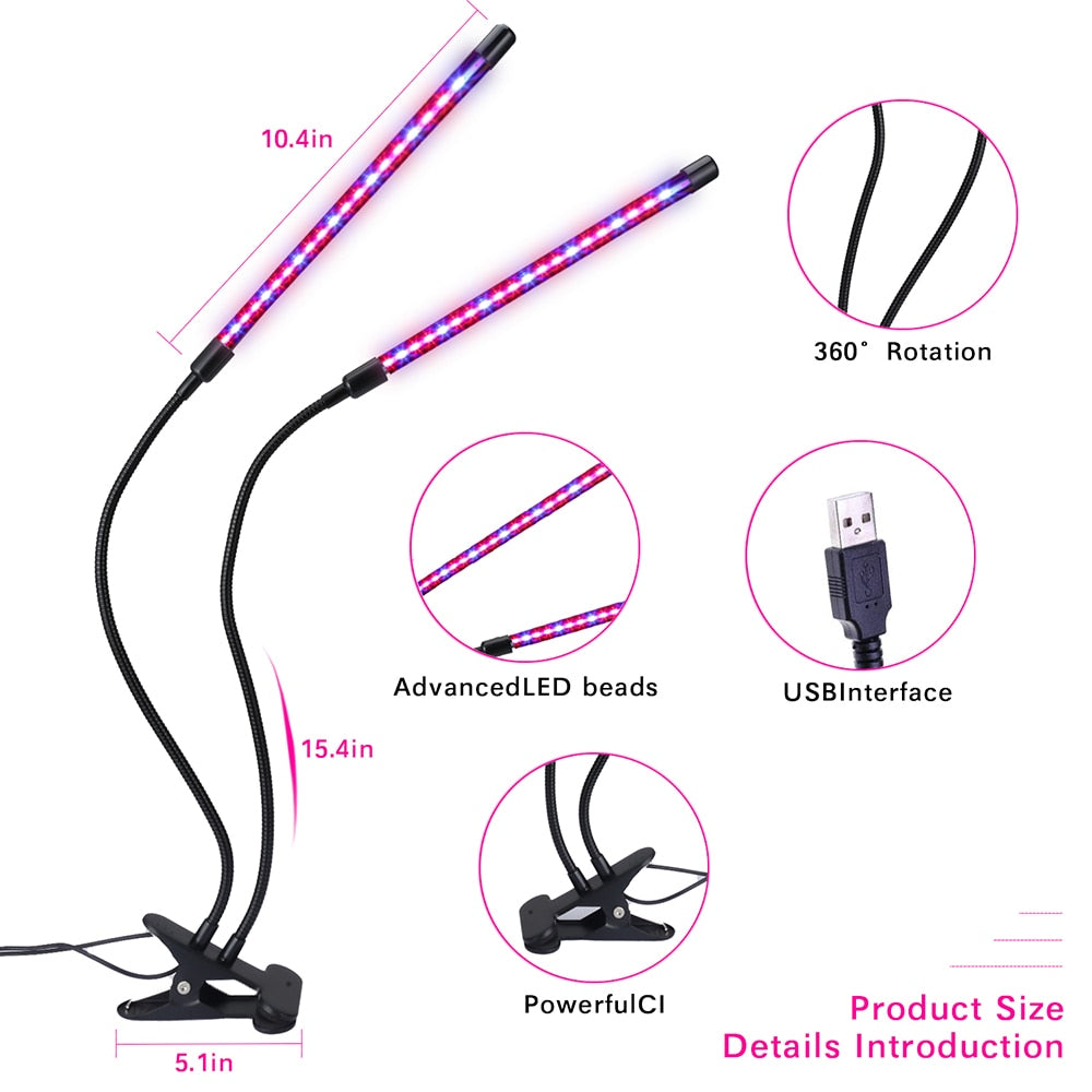 USB LED Grow Light Full Spectrum