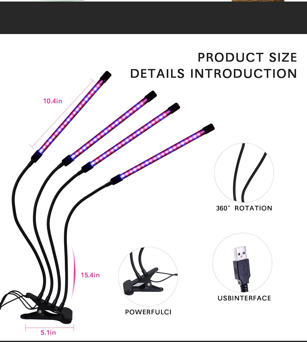 USB LED Grow Light Full Spectrum