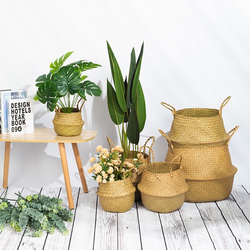 Natural Seagrass Plant Pot Cover