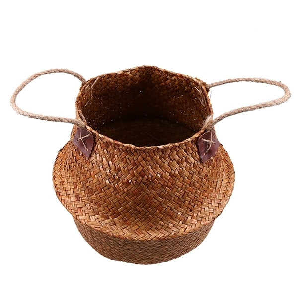 Natural Seagrass Plant Pot Cover